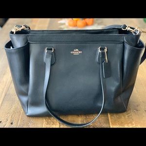 Coach Crossgrain Baby Bag in Black - lightly used